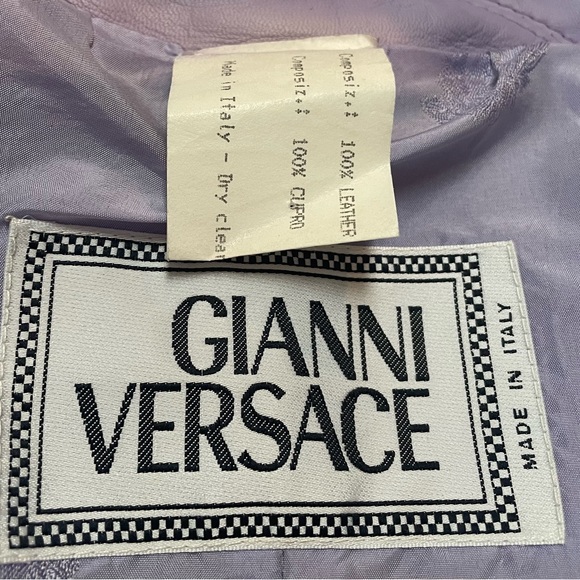 Authentic Vintage Gianni Versace leather jacket - Picture 2 of 16